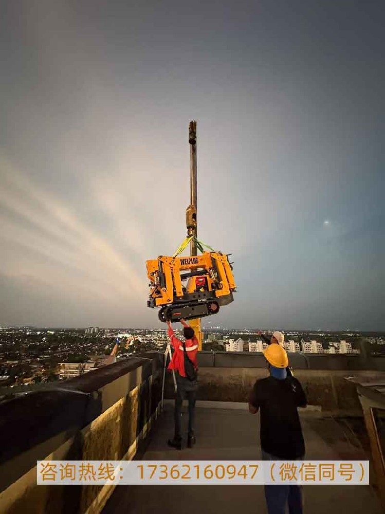 國產(chǎn)蜘蛛吊車揚帆出海 聚坤1.2噸微型蜘蛛吊車助力馬來西亞城市建設(shè)
